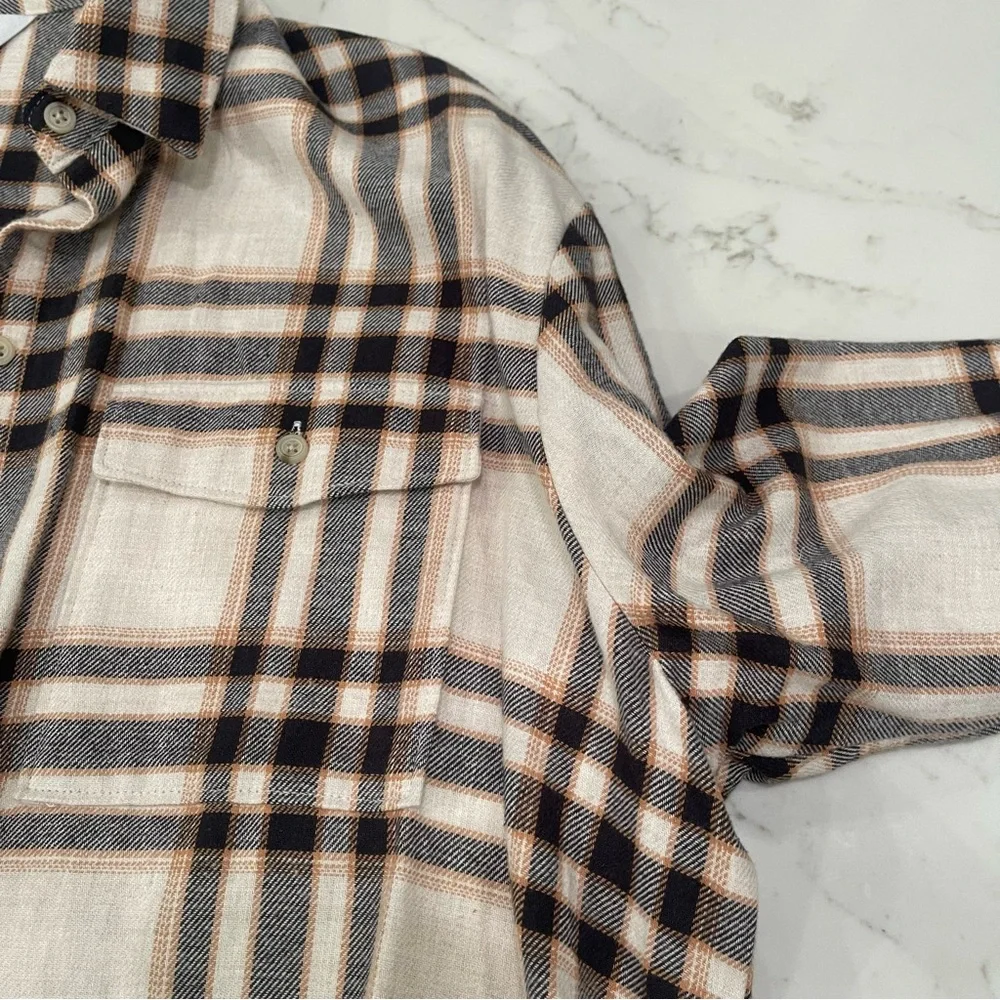 NWOT Old Navy “The Boyfriend” Plaid Button Down Shirt - Picture 10 of 15